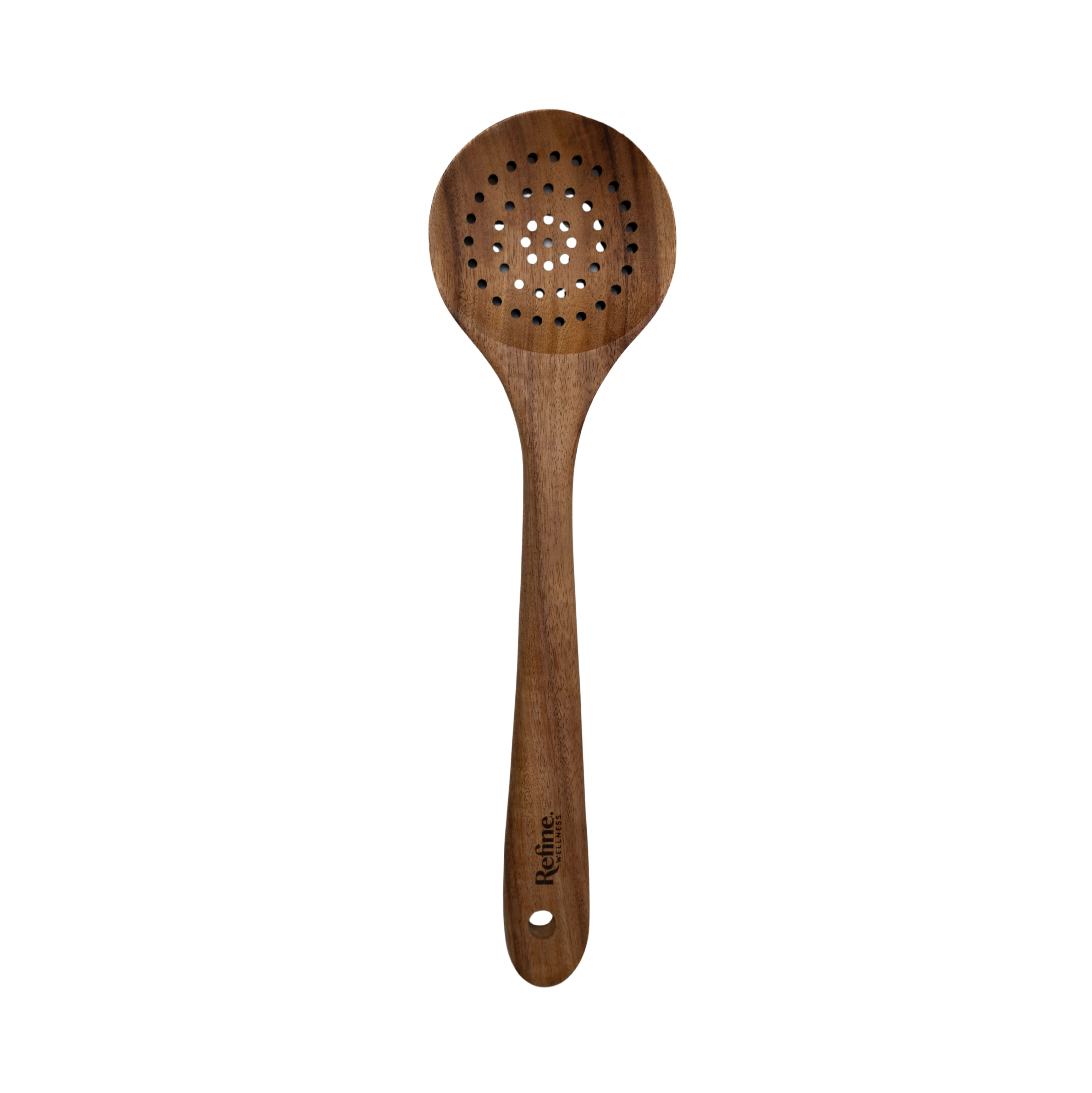 Teak Slotted Spoon