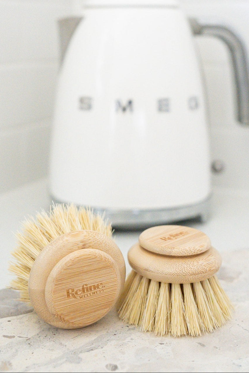 Cleanse Dish Brush + 2 Refill Heads Set