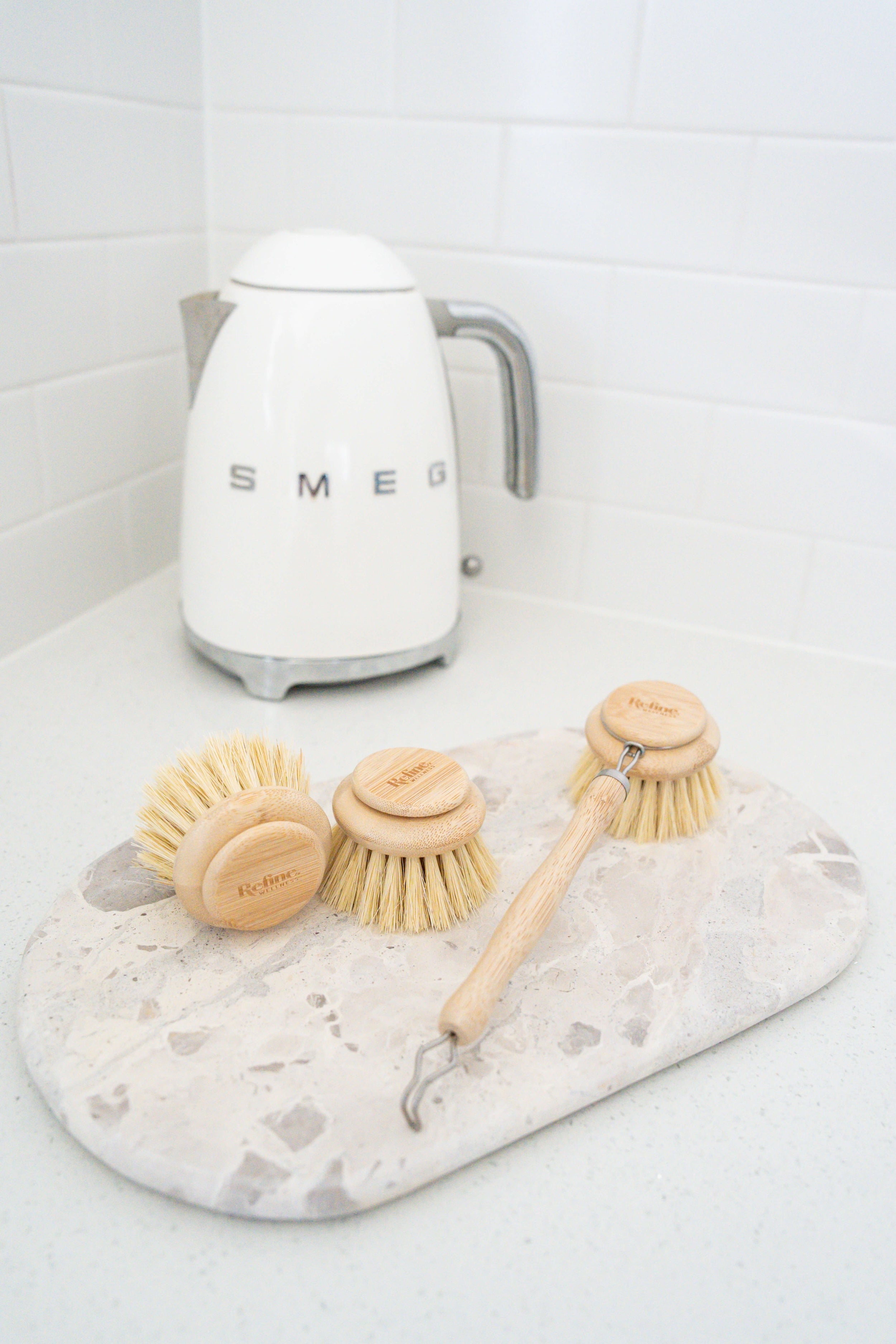 Cleanse Dish Brush + 2 Refill Heads Set