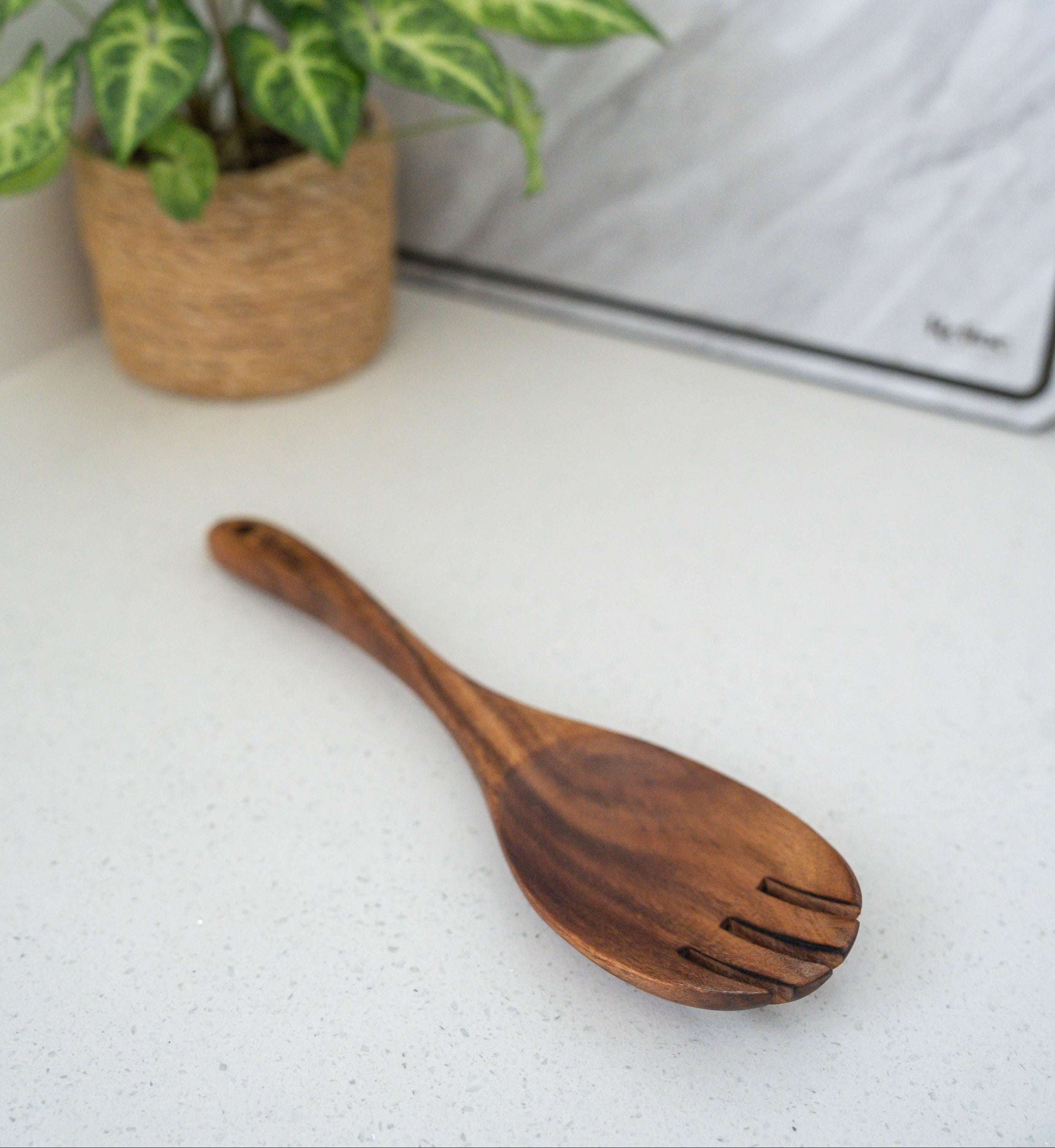 Teak Salad Fork