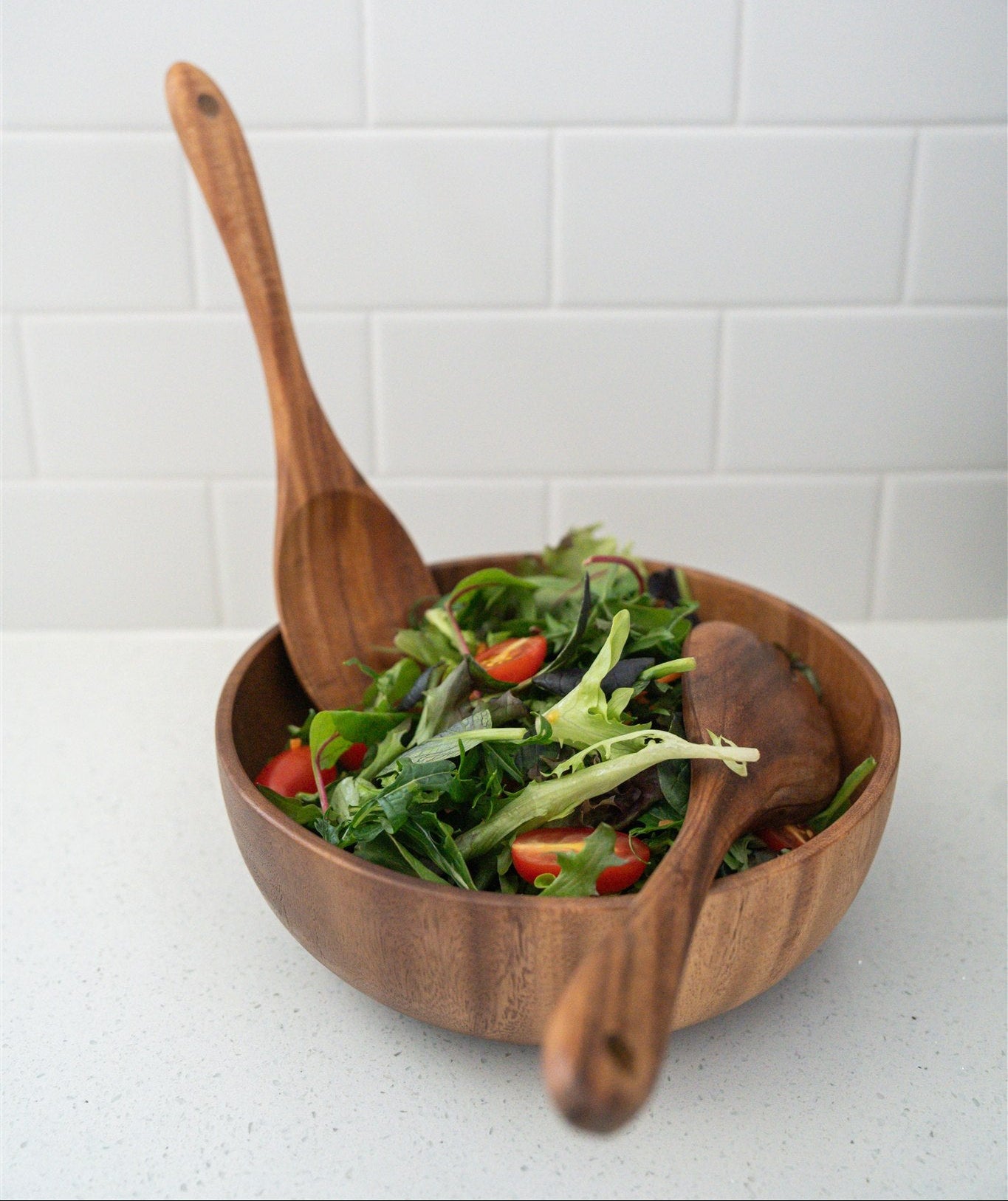 Teak Salad Fork